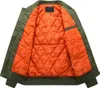 Herren Bomberjacke MA-1 Stehkragen Fliegerjacke Wasserdicht Produktbild-Vorschau 4
