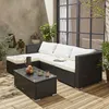 sweeek - Gartenlounge aus Polyrattan für 4 Personen - Produktbild-Vorschau 6