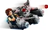 A LEGO Star Wars Millennium Falcon Microfighter with a Han Solo minifigure. Podgląd zdjęcia produktu