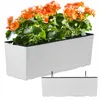 Prosperplast Blumentopf | Urbi Case | Weiß | 40 cm Produktbild-Vorschau 1