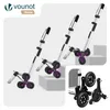 VOUNOT® Hliníkový nákupný vozík na schody, skladací nákupný Náhľad obrázku produktu 6