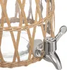 Close-up of a beverage dispenser spigot and woven exterior. Náhled obrázku produktu