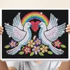 KITFIX DIY set Sequin Art Purple Doves of Hope Produktbild-Vorschau 2