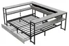 Divano letto Flieks con struttura in metallo 140x200 cm con Anteprima dell’immagine prodotto 6