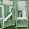 Kleintierstall Jumbo grün-weiss 145 x 108 x 48 cm Produktbild-Vorschau 5
