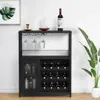 Wolnostojąca szafka na wino w stylu industrialnym (z Podgląd zdjęcia produktu 4