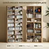 9-stufiges DVD-Regal mit 18 Fächern und 14 verstellbaren Produktbild-Vorschau 6