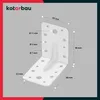 KOTARBAU® 12 Stk. Winkelverbinder 90x90x65mm verzinkter Produktbild-Vorschau 3