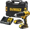 A DeWALT cordless drill set with accessories on a white background. Anteprima dell’immagine prodotto