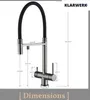 Lana | Rubinetto estensibile a 3 vie oro nero | Rubinetto Anteprima dell’immagine prodotto 9