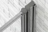 BADLAND Duschabtrennung 5-teilig Idea 120x140cm 5mm Glas Produktbild-Vorschau 5