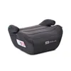 A dark gray child booster seat is shown against a white background. Podgląd zdjęcia produktu