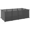 vidaXL Gabbia per piccoli animali nera 144x74x46,5 cm PP e Anteprima dell’immagine prodotto 10