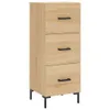 vidaXL Kredens dąb sonoma 34,5x34x90 cm Materiał Podgląd zdjęcia produktu 2