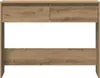 Tavolo consolle Artisan oak 100x35x76,5 cm materiale a base Anteprima dell’immagine prodotto 4