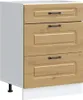 vidaXL Base per cucina Kalmar Artisan in legno di rovere Anteprima dell’immagine prodotto 1