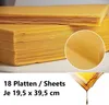 XXL 18 Stk. 100% reines Bienenwachsplatten 19,5x39,5cm Produktbild-Vorschau 4
