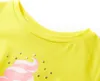Kinder T-Shirt Gelb Gr. 104 mit Eiscreme Aufdruck Produktbild-Vorschau 3