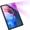 A tablet displaying a colorful wallpaper with a facial recognition icon overlay and a purple light beam emanating from the top corner. Podgląd zdjęcia produktu