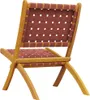 vidaXL Klapstoelen, 2 stuks, rode massief acaciahout en Productafbeelding-voorbeeld 6