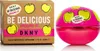 A box and bottle of DKNY Be Delicious Orchard St. Eau de Parfum. Podgląd zdjęcia produktu