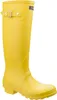 A single yellow rain boot is shown against a white background. Produktbild-Vorschau
