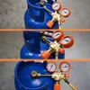 Dtendeur de bouteille GPL pour propane-butane 2x manomtre Voir les images du produit 3