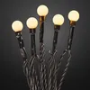 80-tlg. LED-Kugel-Lichterkette, warm-weiße LEDs Produktbild-Vorschau 2