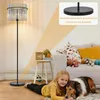 ZMH Stehlampe Schwarz Stehleuchte Glas Standleuchte Produktbild-Vorschau 5
