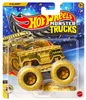 A Hot Wheels Monster Truck toy in its packaging, with confetti and a stadium background. Produktbild-Vorschau
