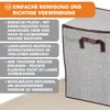 KRUMAD Faltbarer Wäschekorb 2 Stück 2x80L mit Deckel - Produktbild-Vorschau 3