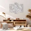 Bild auf Leinwand - Leinwandbild - Feder Grafiken - 95x80cm Produktbild-Vorschau 7