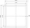 Riggatec Alu-Rohr Vierkant 60x60x3mm Länge 1,0 mtr. Produktbild-Vorschau 3
