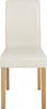 BELIANI Esszimmerstuhl 2er Set Beige Kunstleder Holzbeine Produktbild-Vorschau 4