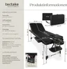 tectake® 3zónové masážní lehátko Phuket Šířka 70 cm, Náhled obrázku produktu 7