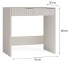 Bureau MARINA 2S SLIM, kleur: kasjmier Productafbeelding-voorbeeld 8