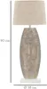 Mauro Ferretti Tischleuchte ECLIPS TOWER Gold-Weiß 38x90 cm Produktbild-Vorschau 7