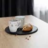 Weihnachtstassen 4er Set einfarbig Skandi Weihnachtsdeko Produktbild-Vorschau 3