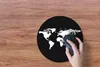 MuchoWow® Mauspad Mousepad Weltkarte - Löwe - Schwarz und Produktbild-Vorschau 3