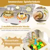 COSTWAY Cucina per bambini, cucina giocattolo con luci, Anteprima dell’immagine prodotto 4