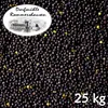 A pile of dark seeds with a white oval label in the upper left corner and text in the lower right corner. Náhľad obrázku produktu