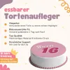 Tortenaufleger essbar Kindergarten/Schule 20cm Fondant Produktbild-Vorschau 2
