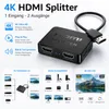 HDMI Splitter 1 In 2 Out 4K HDMI 1.4 Verteiler, 1 Eingang 2 Produktbild-Vorschau 3