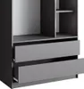 Vicco Kleiderschrank Elmo, 100 x 200 cm mit 2 Schubladen, Produktbild-Vorschau 6
