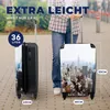 MuchoWow® Koffer Handgepäck Trolley Rollkoffer Kleine Produktbild-Vorschau 5
