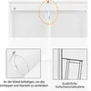 Close-up images showing how to attach a safety cable to a cabinet and a diagram illustrating its use. Produktbild-Vorschau