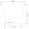 Ubbink QUADRA C1 - Fertigteich - HDPE, Fassungsvermögen 520 Produktbild-Vorschau 12