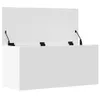 Möbel Truhe Weiß 100x42x46 cm Holzwerkstoff - Sitztruhen Produktbild-Vorschau 6