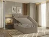 NORDELO Boxspringbett MORFEO 120x200 cm Braun Komplett-Set Produktbild-Vorschau 7