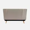 sweeek - 2-Sitzer-Sofa mit Stoffbezug, Holzfüße - Beige Produktbild-Vorschau 8
